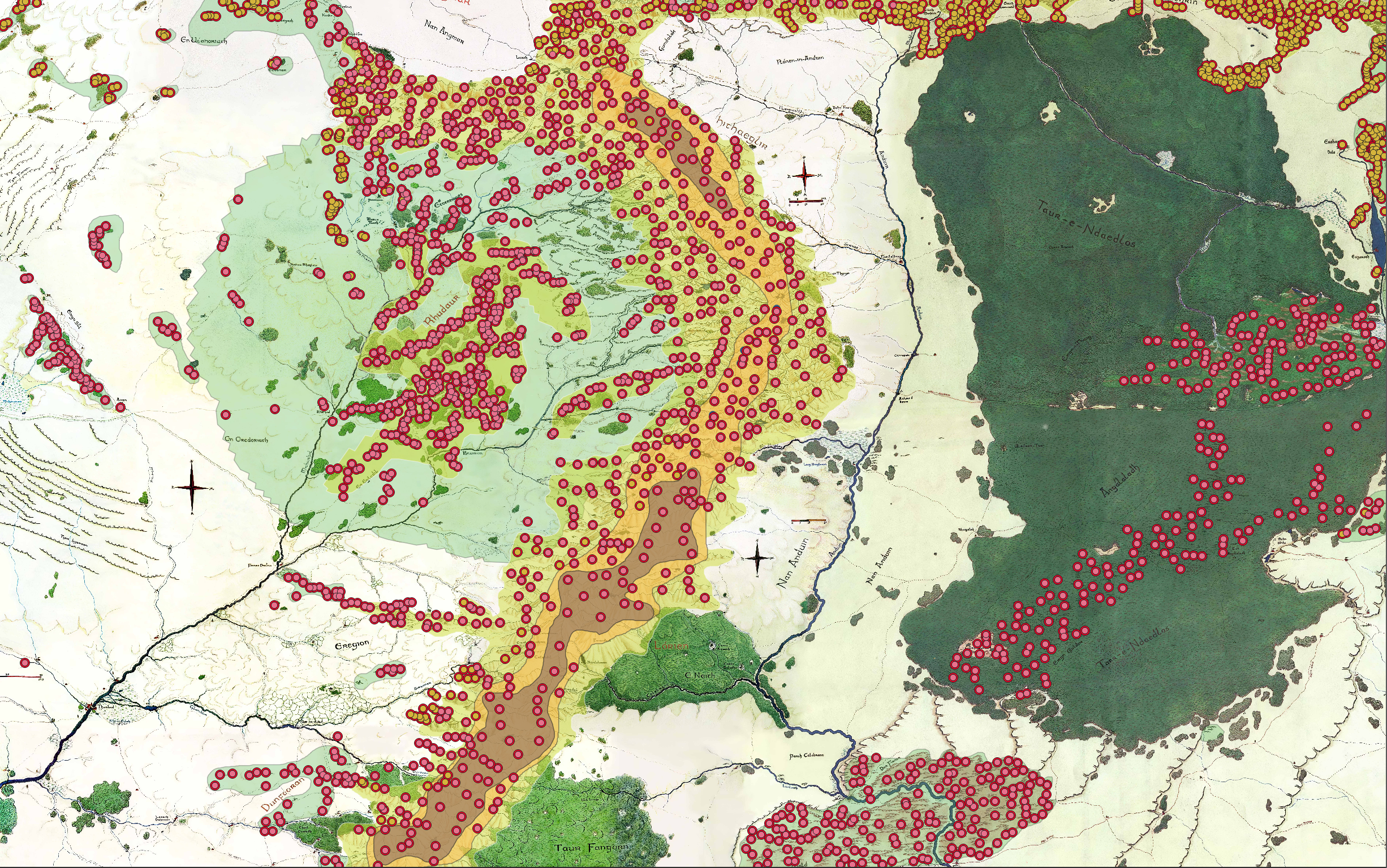 Digital Elevation Model built as a PostGIS raster